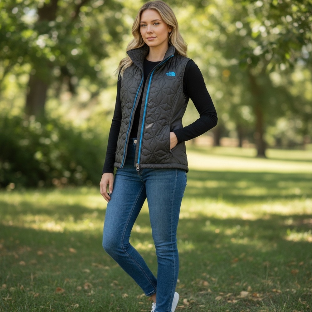 The North Face Insulated Quilted Zip Vest • Outdoor Layering